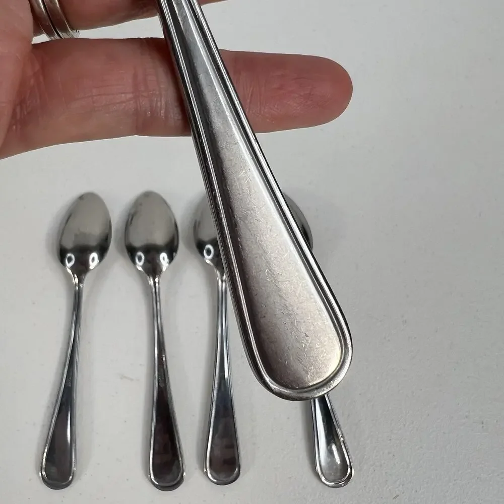 Oneida HOLLIS Lot Of 5‎ Teaspoon Stainless Flatware Stainless Replacement
